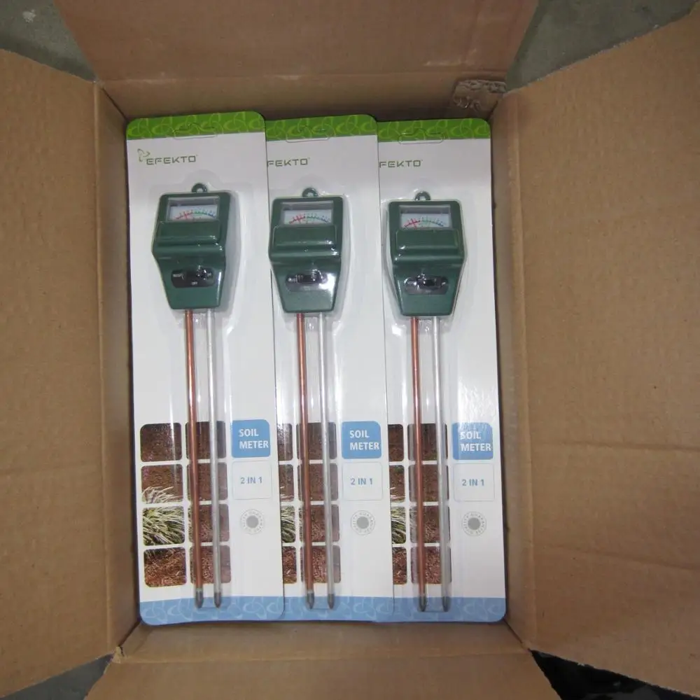 2 in 1 Soil PH Moisture Meter Tester for plants no need battery