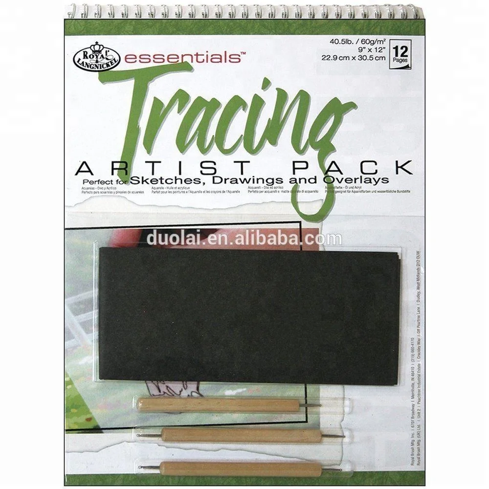 Цветная бесвосковая графитовая переводная бумага для творчества и искусства