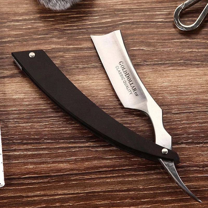 Cut Throat Shaving Straight Razor Carbon Steel Barber Sharpen Straight Razor Shave German Safty Shaver Throat Razors