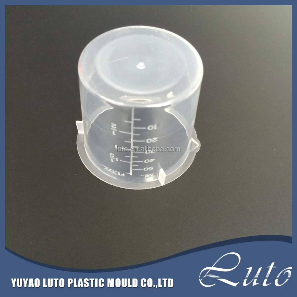 
50ml small lab transparent disposable measuring cup 