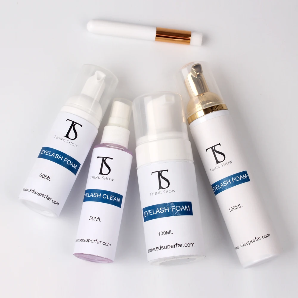Оптовая продажа, Собственная торговая марка, натуральный пенный шампунь для наращивания ресниц