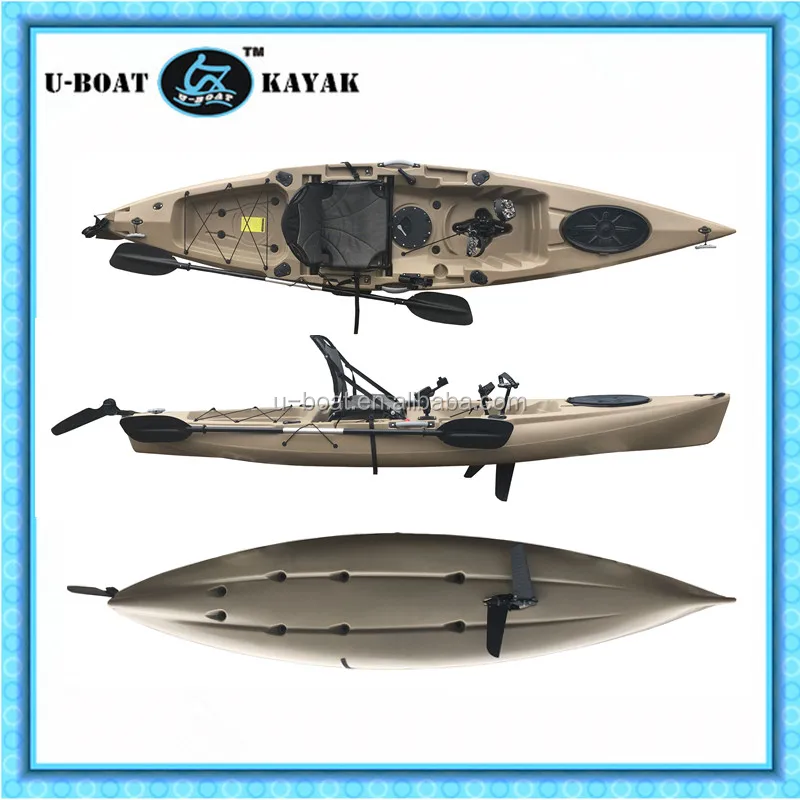 NEW designed pedal drive single fishing kayak fishing boat for your interested