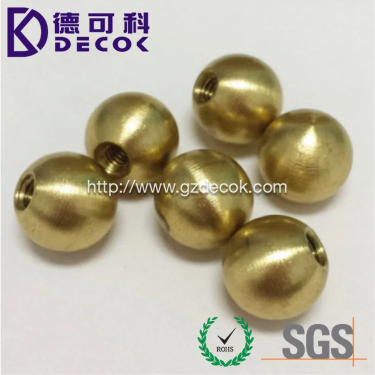 0.5mm to 60mm drilled brass ball factory customized 15mm 18mm 20mm 25mm 30mm 50mm solid brass balls with hole