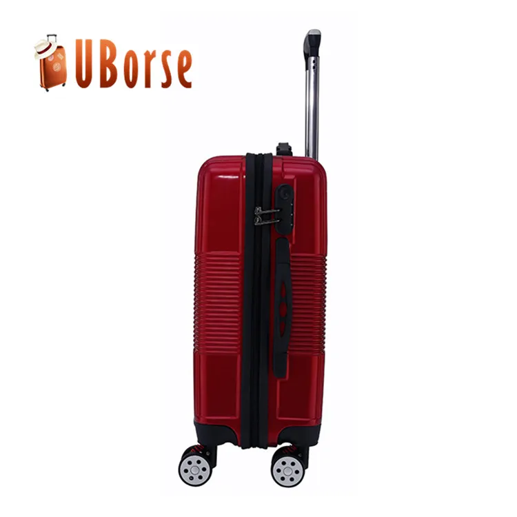 
20' 24' 28' suitcase , luxury leisure striped trolley luggage , ABS baggage , PC koffer , hard shell valise 