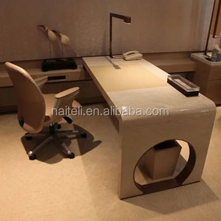 Architectural eco-friendly decorative resin Panel hotel nightstand table