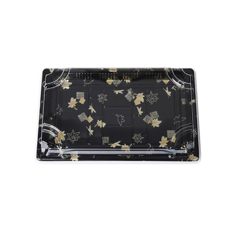 2021 good PS embossing blister plastic sushi take out container