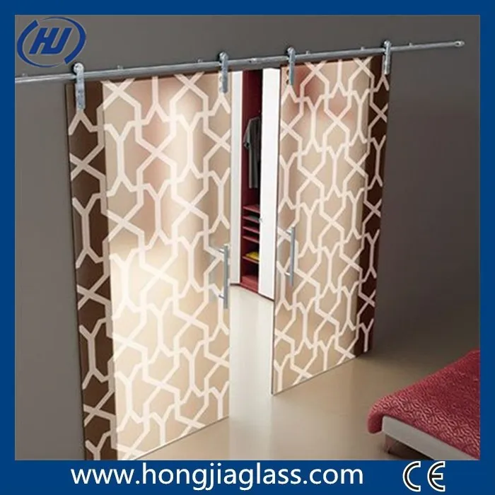 CE tempered glass sliding door glass large sliding glass doors