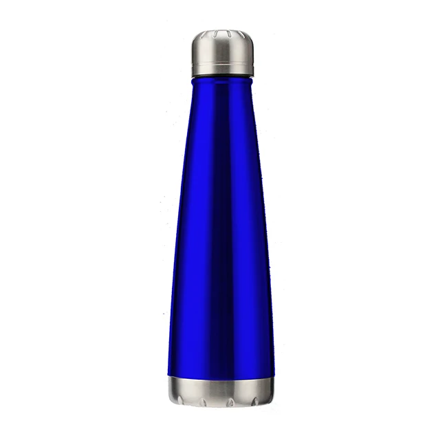 New Double wall Vacuum insulated Coke Shape 500ml stainless steel water bottle with sealed Lid