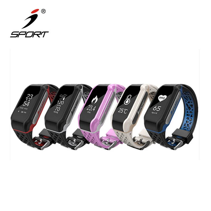 30 Days Record PPG & ECG Wrist Blood Pressure Monitor Heart Rate Monitor Smart Wristband Watch House-service Detector Tester