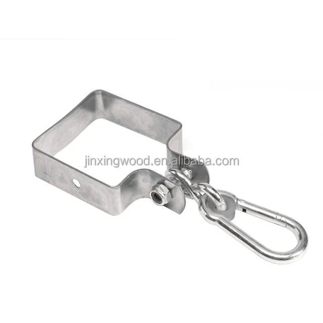 Квадратные 100 мм качели крючки оцинкованная стальная стойка качели набор рама для скалолазания металлическая вешалка крюк для качелей