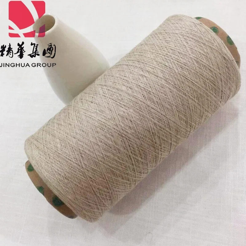 
OE 10NE/1 Linen rayon 55/45 blended yarn for weaving 