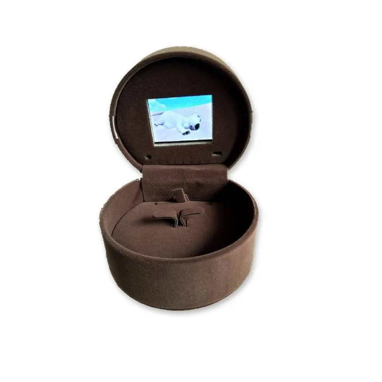 Индивидуальные 2,8 дюймовые TFT свадебные приглашения Роскошная Упаковка ЖК Видео Подарочная коробка для подарка