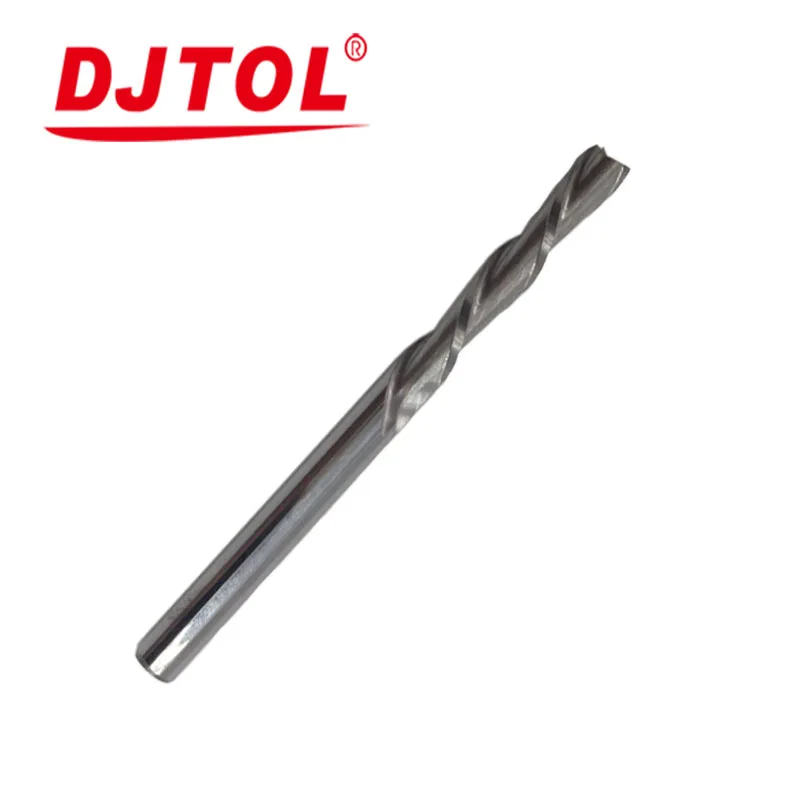 
DJTOL down cut double flutes spiral bits 