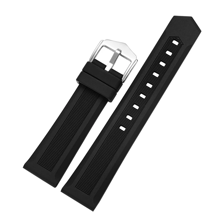 
Ready to ship amazon hot sell 16mm18mm 20mm 19mm 20mm 21mm 22mm 24mm universal Silicone Rubber Watch Strap 