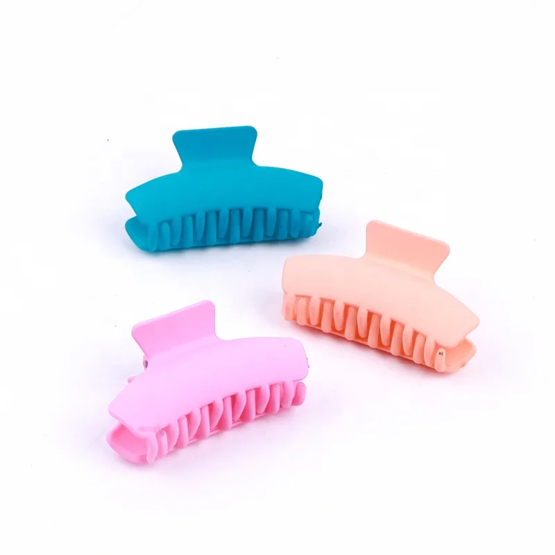 
Girls Plastic Hair Clip Plain Kids Hair Claws Accessories HX-70 