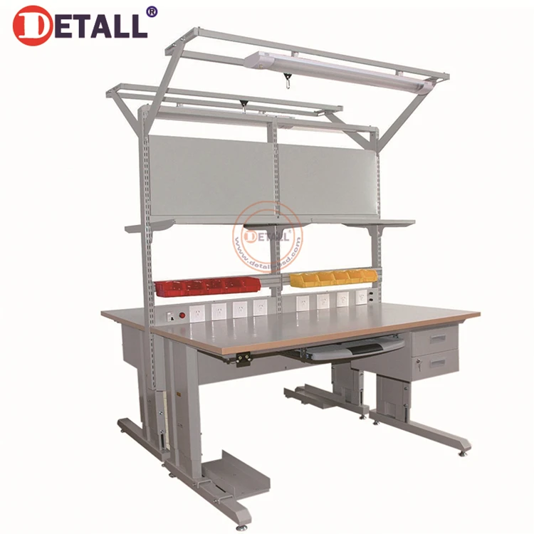 Detall Technician electronics workbench for researching