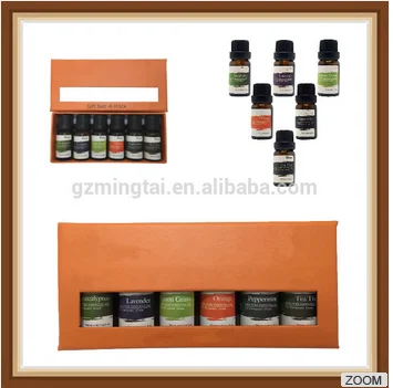 Ароматерапия Топ 6 Эфирные масла 100% Чисто и Терапевтическое оценка Подарочный Набор & Комплект Премиум-6/10 Ml
