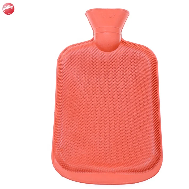 
Natural Eco-Friendly Household Hand Warm 2L Rubber Hot Water Bag/Bottle with cover 