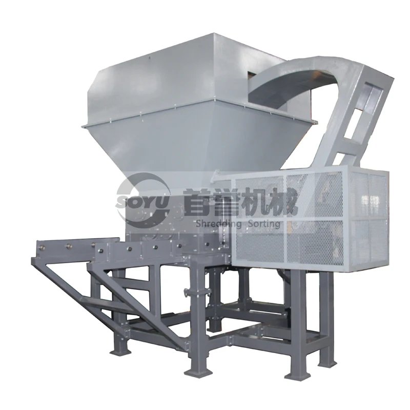 Multifunctional Four Shaft Crusher  For waste/barrel/metal/plastic/glass