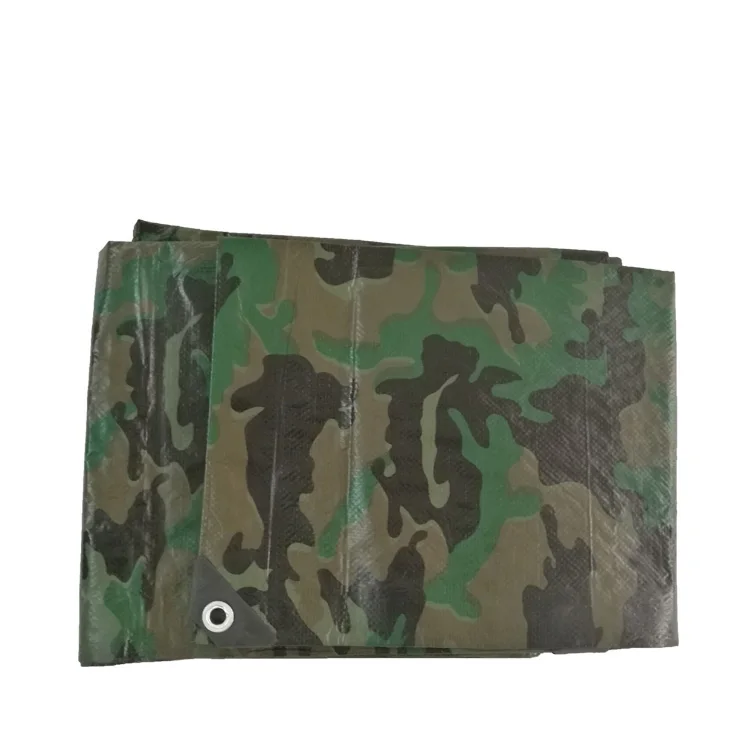 Защита от солнечного света Водонепроницаемый Камуфляж pe брезент