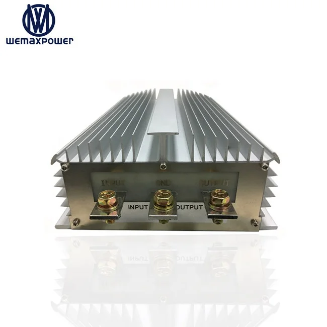 Full power 2400W boost voltage step regulator 12vdc to 24vdc 100a dc to dc converter