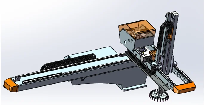 cartesian high speed servo robot arm for injection molding machine