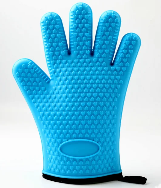 Heat Resistant Thick Silicone Kitchen Barbecue microwave Oven Glove BBQ Grill Oven Mitt Baking gloves