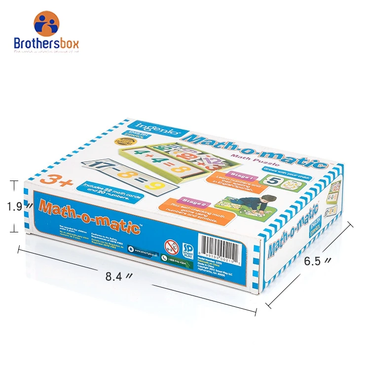 Educational Flash Memory Kids Match Cards Toys Custom Printing