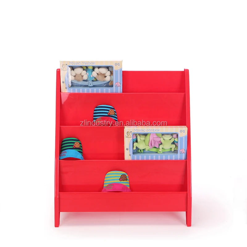 Пластиковые дешевые красочные дизайнерские прочные книжные полки для детского сада, библиотеки, школы