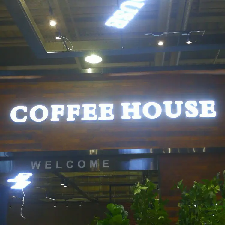 LED stainless steel frame 3D custom outdoor advertising acrylic face letter signs for company Logo hotel sign letter board