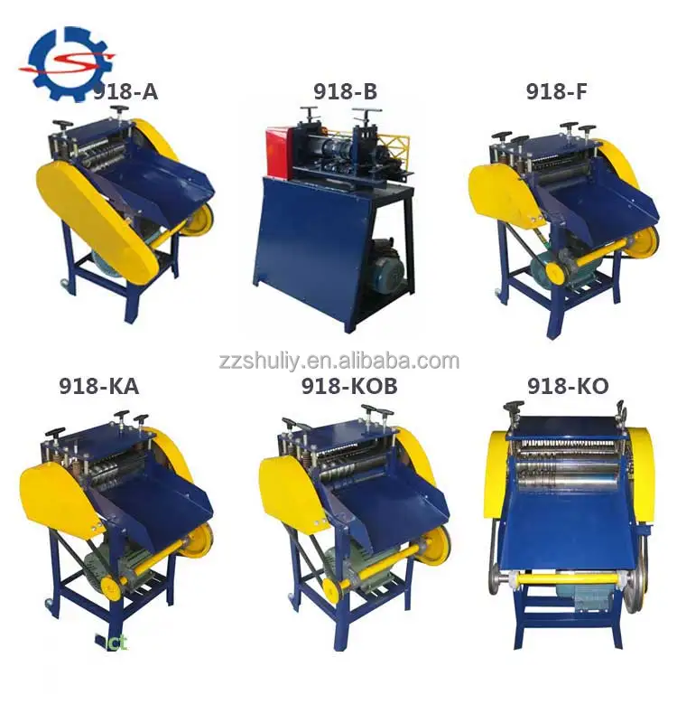 Industrial machinery copper scrap cable stripper Electric wire stripping machine