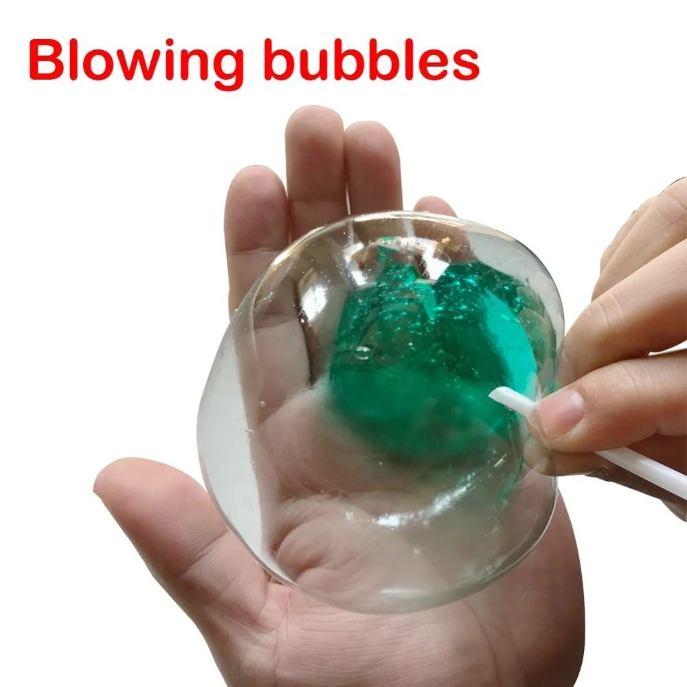 5cm Capsule Coloring Soft Unicorn Double Crystal Putty Slime Jelly Toy for Kids