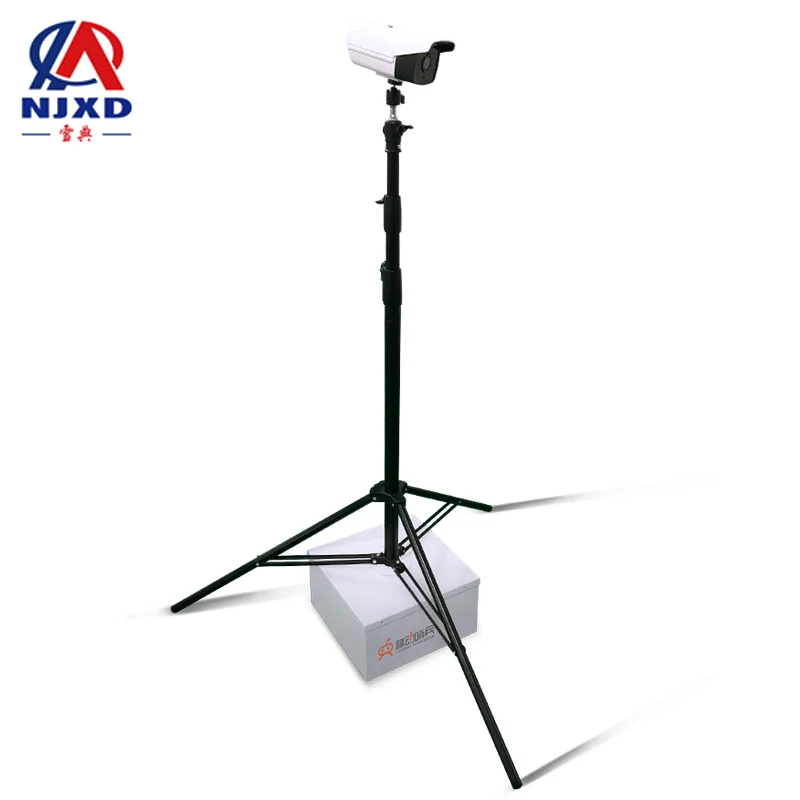 Xuedian 5m to 10m rapid deploy cctv trailer telescopic mast