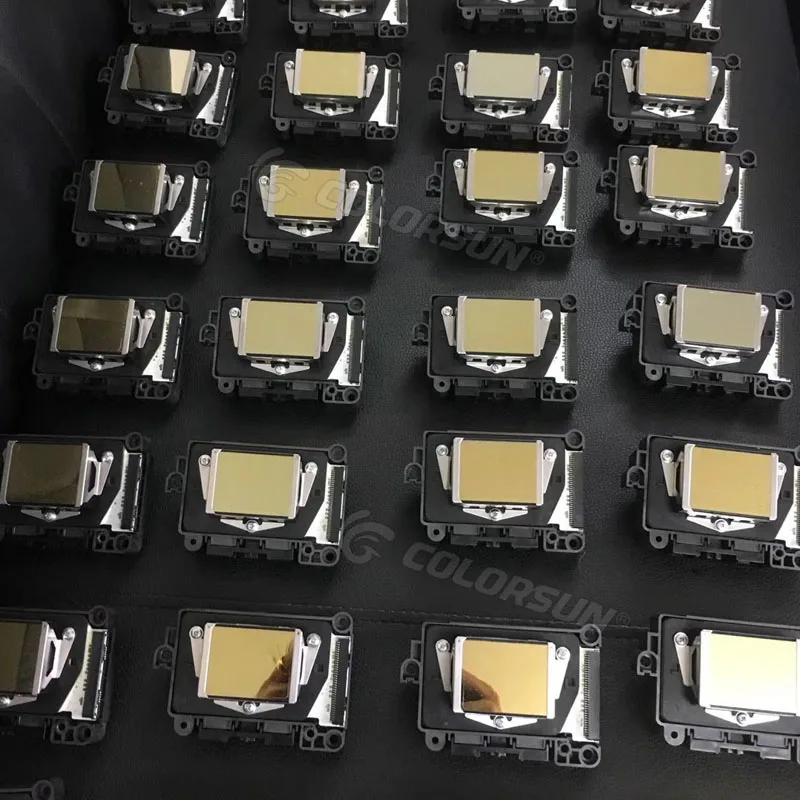 New Original  DX7 Printhead for  F196000 for EPSON B300 B310 B500 B510 R3000 3800 3880 3850 3885 3890 Gold surface Solvent based