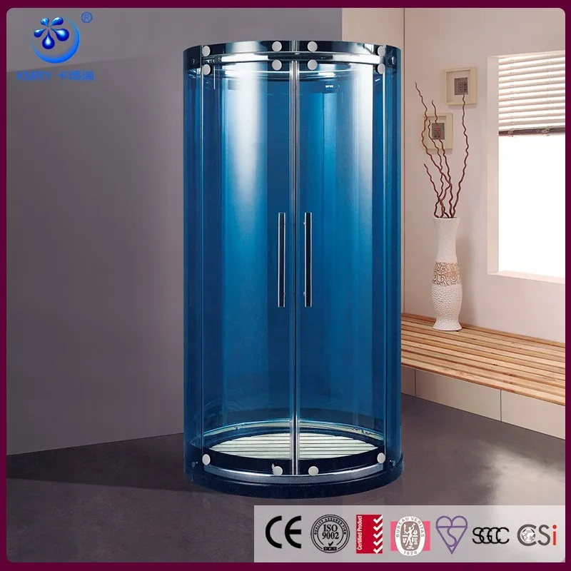 Frameless Round Sliding Shower Door (KT8004)