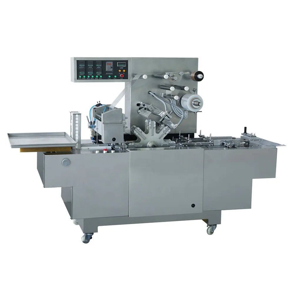 BT-350  Automatic Gift CD DVD cosmetic Soap Make-Up Box 3D Packing Machine Film Cellophane Overwrapping Machine