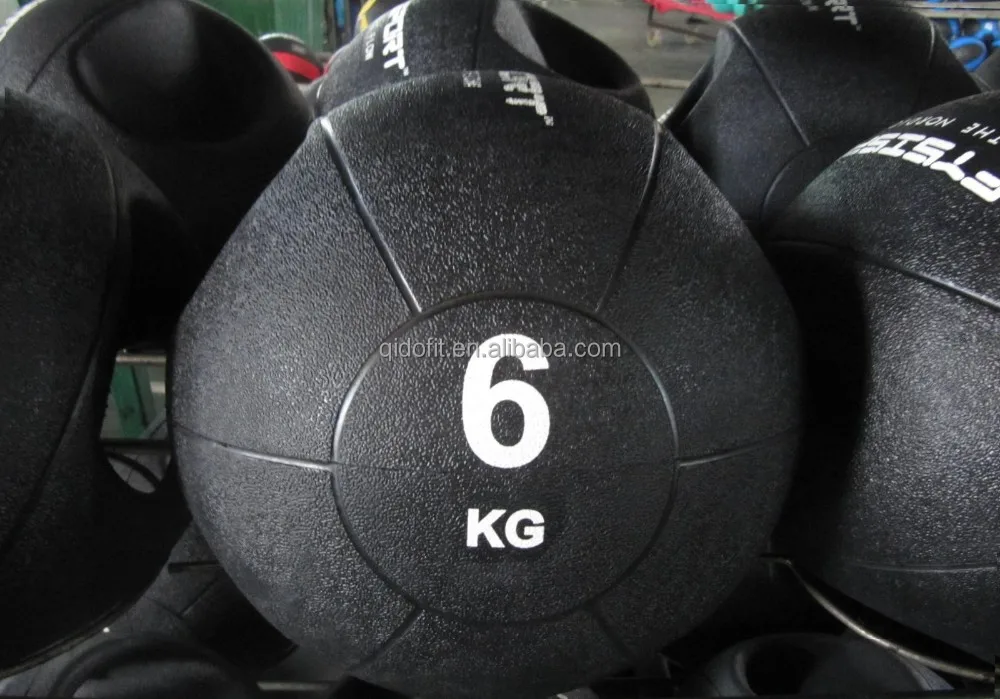 Хлопните/терапии/тренажерный зал мяч упражнения медицинский мяч для тренировки с ручками