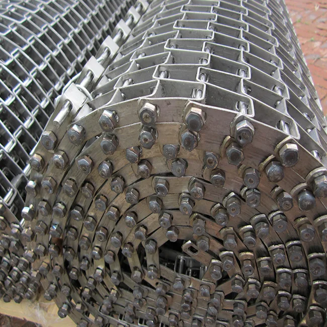 Heavy Load Factory wholesale clinched edge honeycomb conveyor belt  wire belting