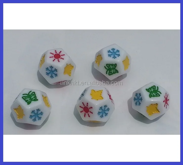 Custom engraved logo dices