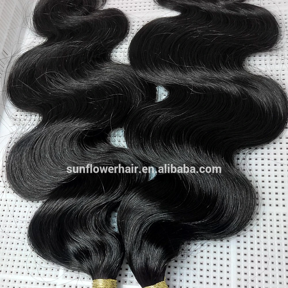 Top quality unprocessed natural hair bulk buy from china