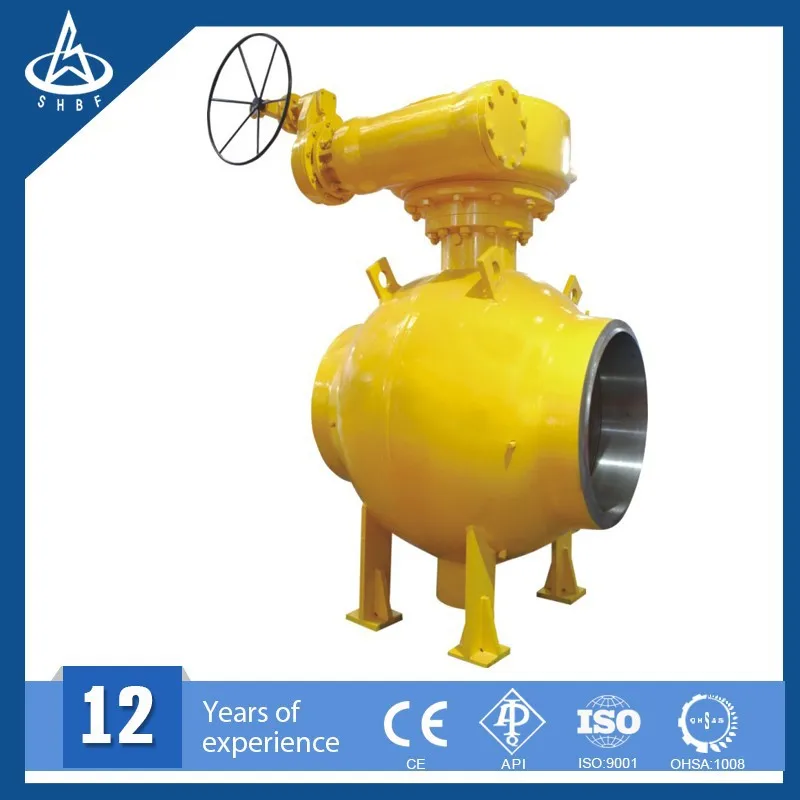 New design extension stem ball valve for gas field