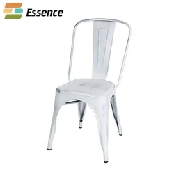 China manufacturer industrial metal restaurant chairs kitchen dining stackable chair
