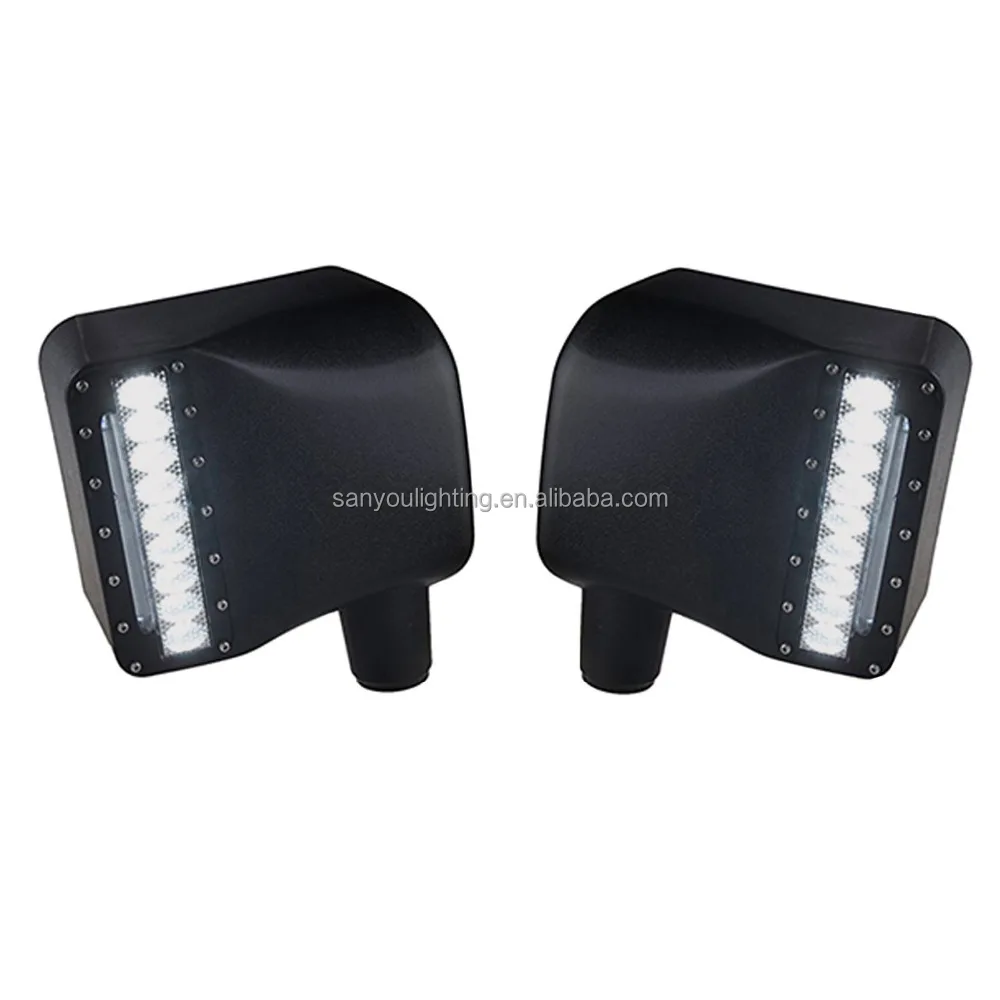 
Sanyou LED Side Mirror White Amber Rearview Turn Signal Light for Jeep 