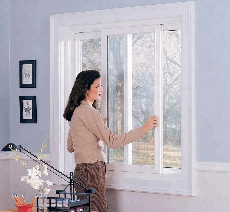  WANJIA современный дизайн uPVC окна стильные раздвижные