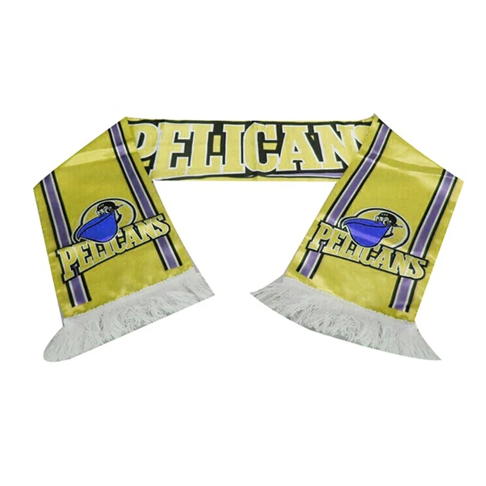 Football custom fan scarf custom football team fans scarves