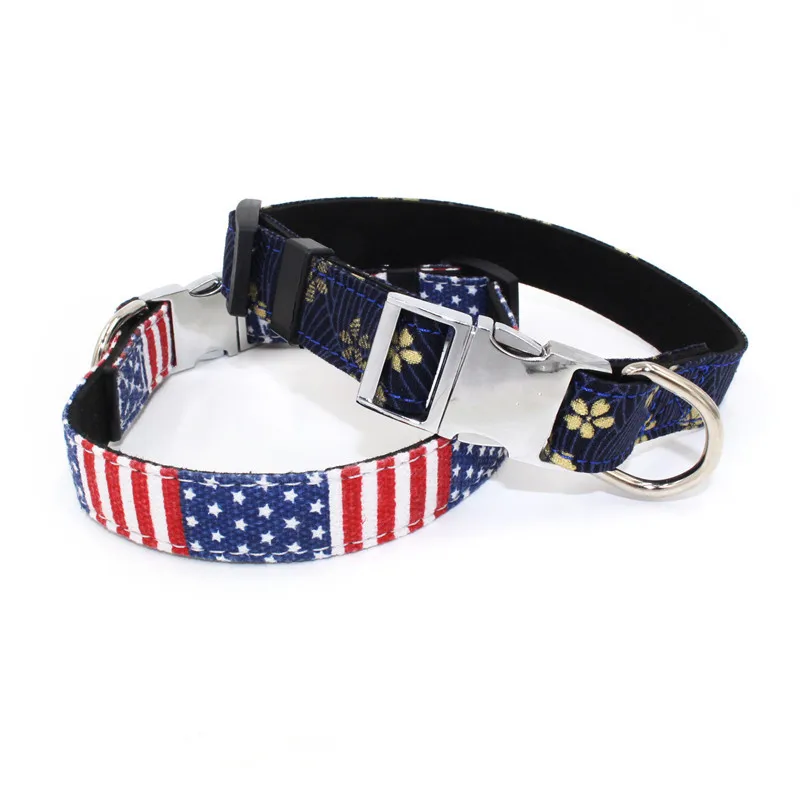Printed Pet Safe Buckle Products Lettering Dog Collar Berry Dog Supplies Pet Collar Leash Set