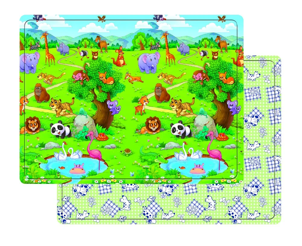 2021 New design PU foam baby play mat for tummy time