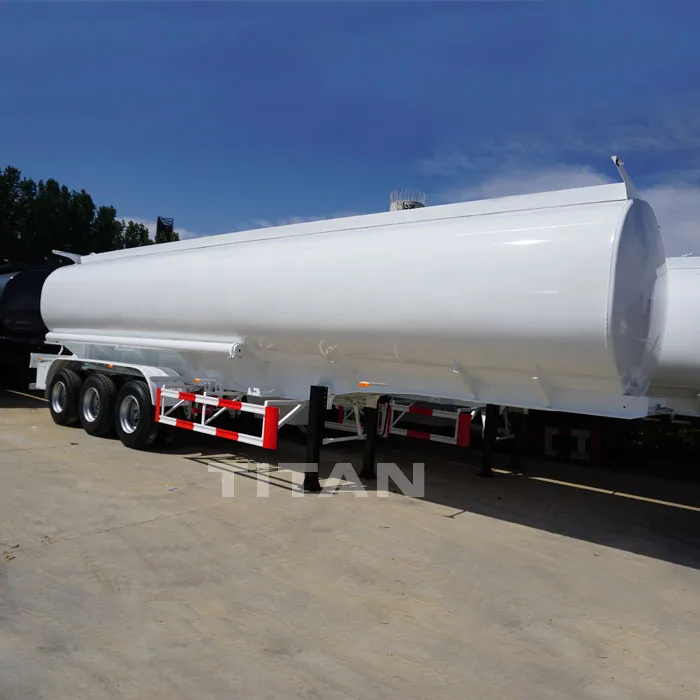 Good price carbon steel 36cbm 36000 l diesel fuel trailer tanker 38000 liters 45,000 liter volume storage trailer water tank