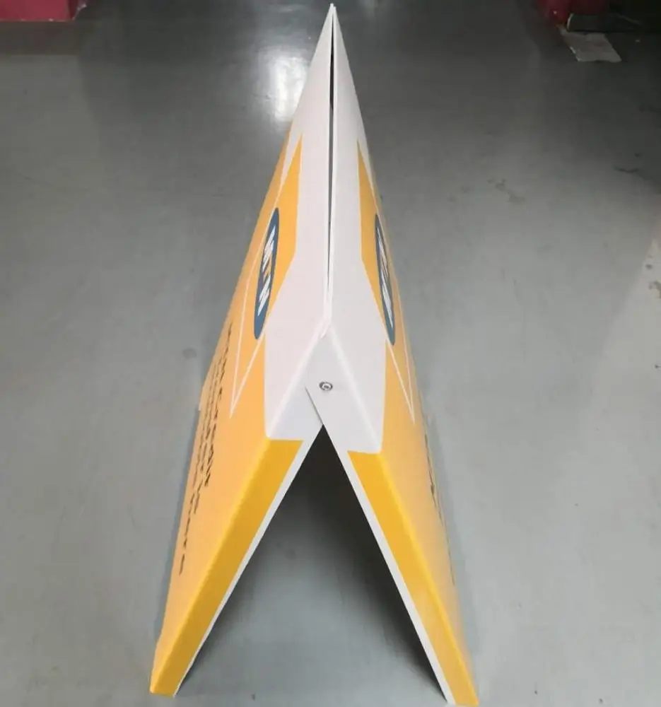 Sidewalk advertising plastic A frame folding sign board