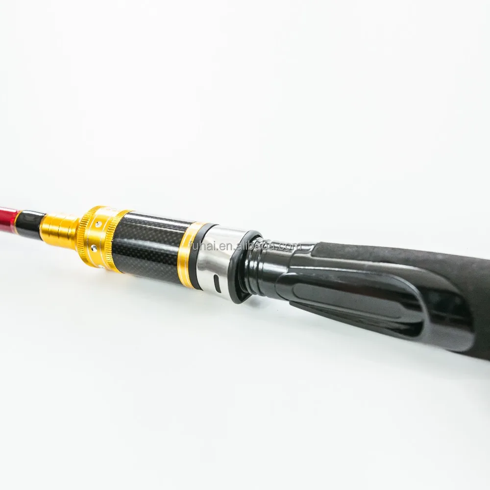 Simple Black Color High Carbon Content Lure Spinning Fishing Rod